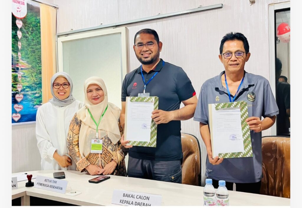 Paslon Bassam – Helmi Dinyatakan Sehat