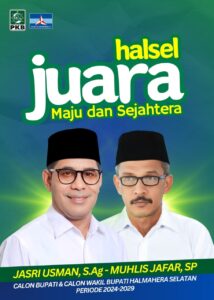 Mengusung Tagline  Halsel “JUARA” Inilah Ulasan Cabup Jasri Usman
