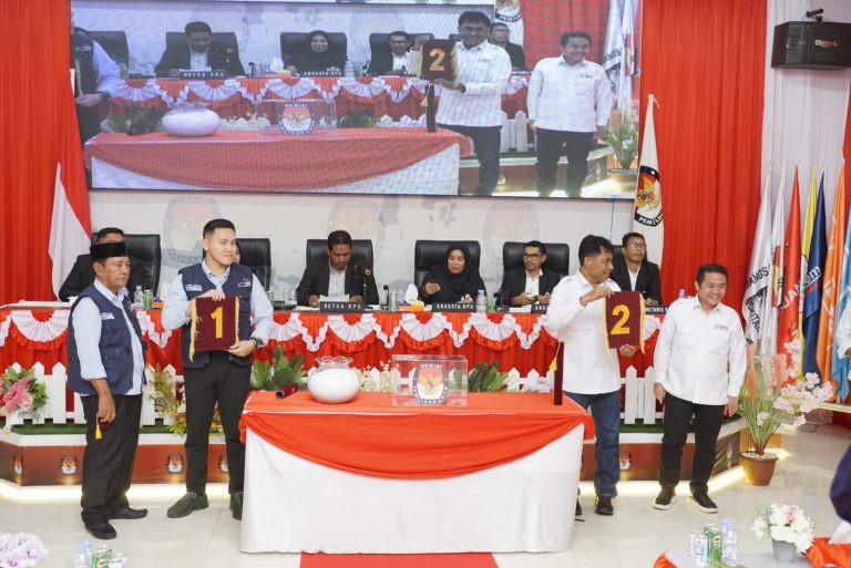 Dapat Nomor Urut 1 Paslon Farrel-Jadi Optimis Memenangkan Pilkada Haltim