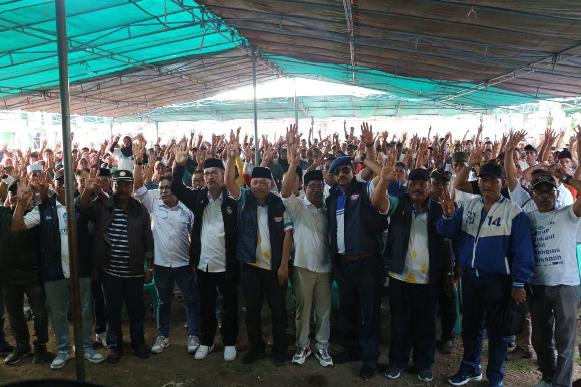 Lautan Manusia Hadiri Kampanye Perdana Jasri-Muhlis
