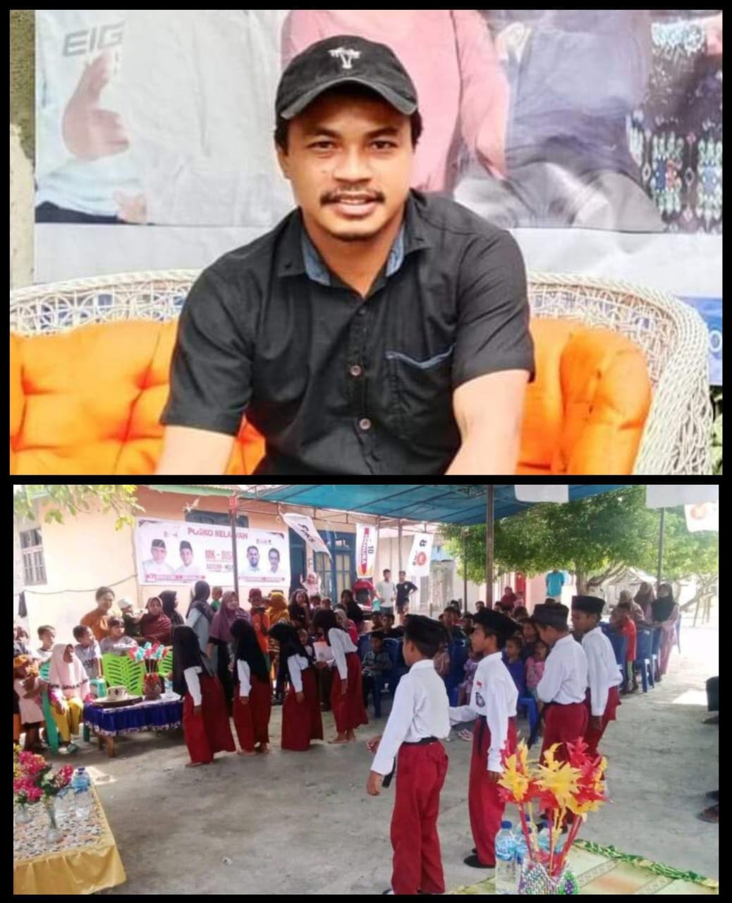 Potret Buruk Bawaslu Halsel Bungkam Pelanggaran Kampanye  Bassam-Helmi Di Desa Bahu