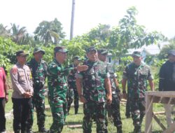 Pangdam Pattimura Tinjau TMMD di Gane Timur, Warga Sambut Antusias