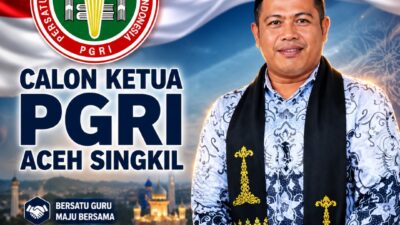 Zainal Abidin Simatupang, calon Ketua PGRI Kabupaten Aceh Singkil.