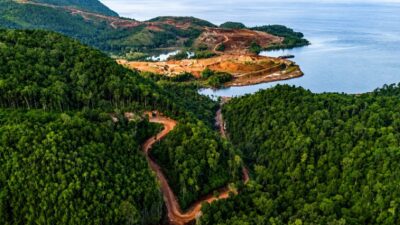 Tampak Kondisi Pulau Gebe Halmahera Tengah.