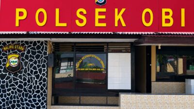 Kantor Polsek Obi, Halmahera Selatan.