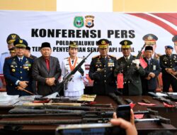 Patut Diacungi Jempol, Polda Malut Amankan 16 Senpi Ilegal dari Halut